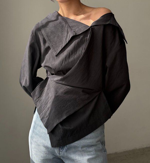  「【2WAY】カシュクールシャツ」|シャツ・ブラウス|