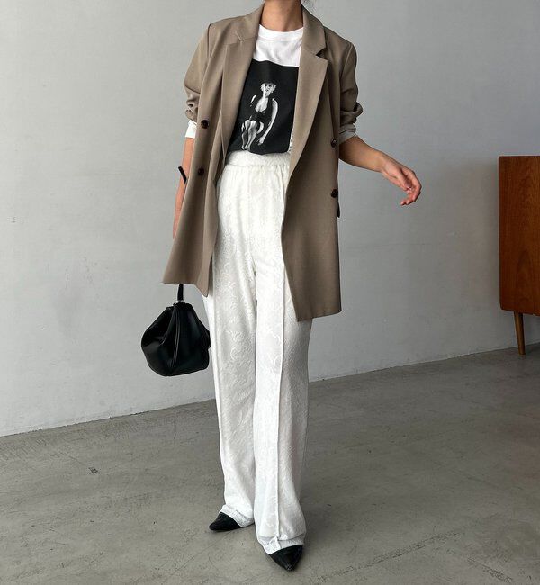  「レースフレアパンツ」|チノ|