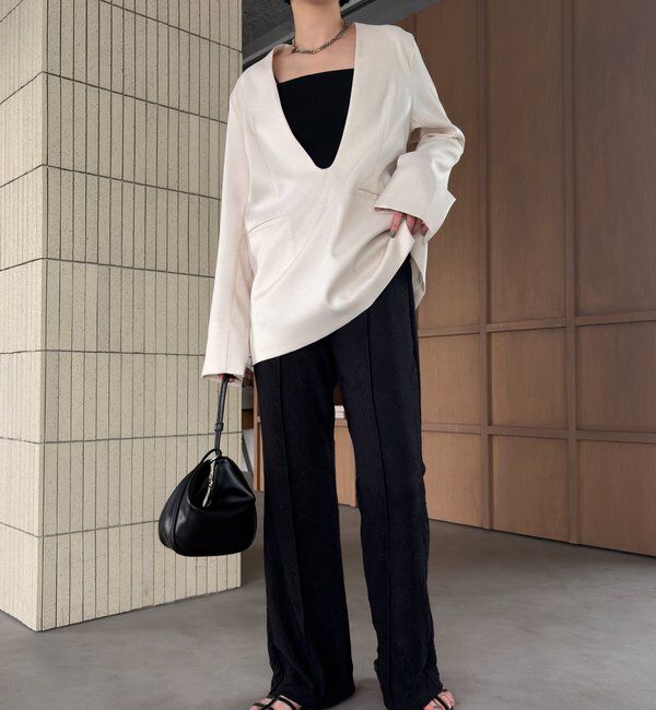  「レースフレアパンツ」|チノ|