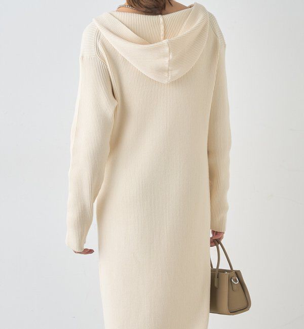  「フーデットジップワンピース」|ワンピース|