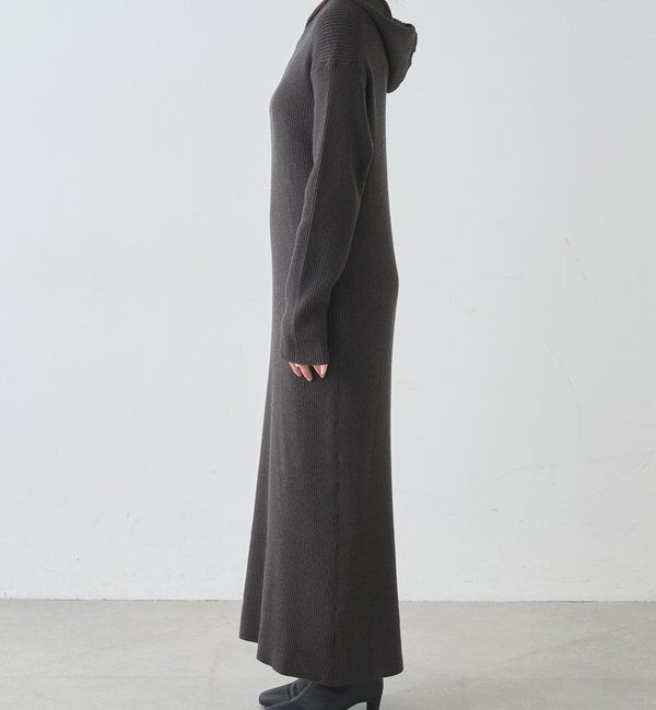  「フーデットジップワンピース」|ワンピース|