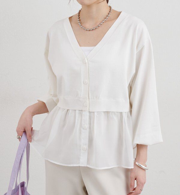  「シアードッキングカーディガン」|カーディガン|