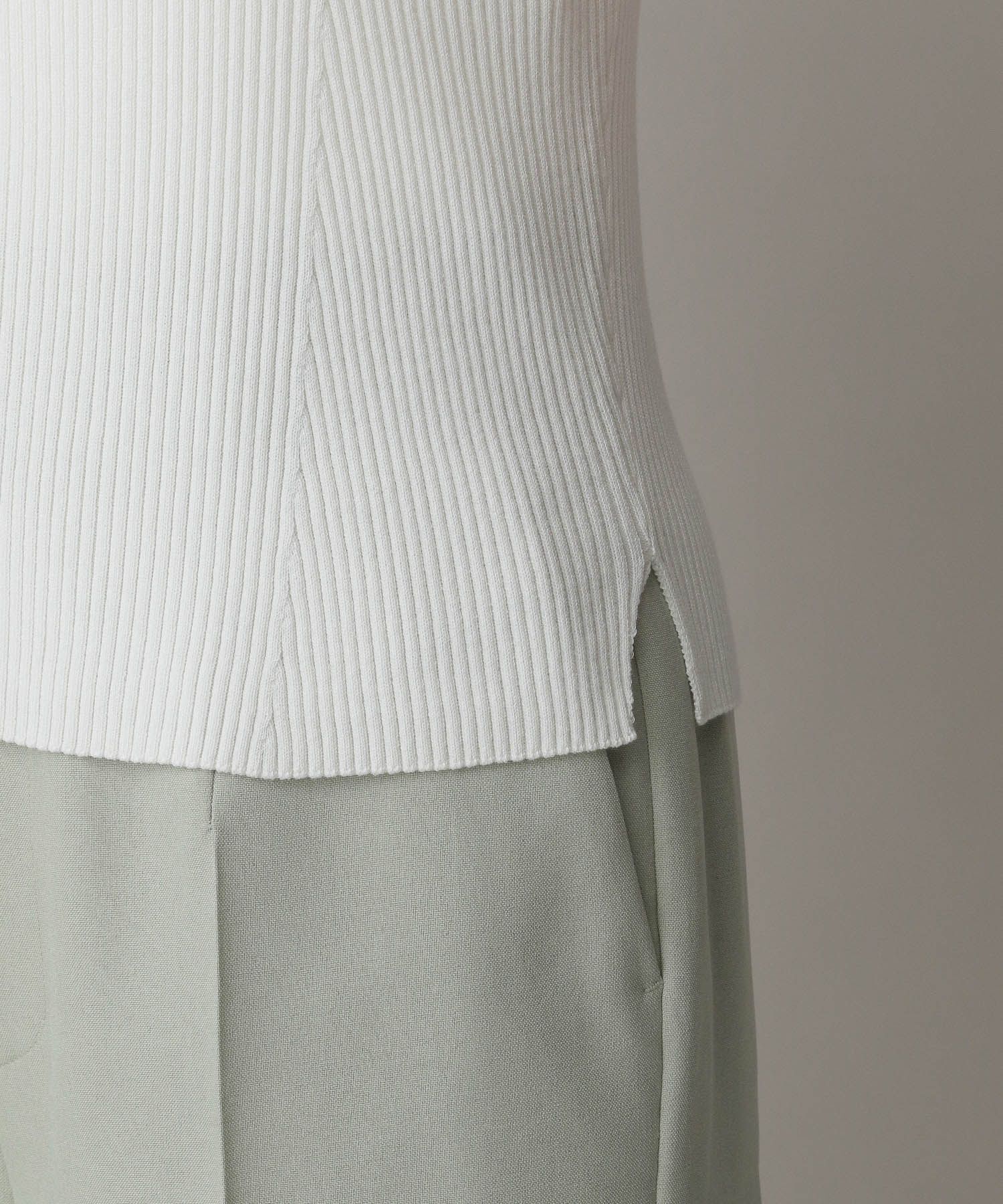 A part by 「アセテートニットタンクノースリーブ」|ニット・セーター|