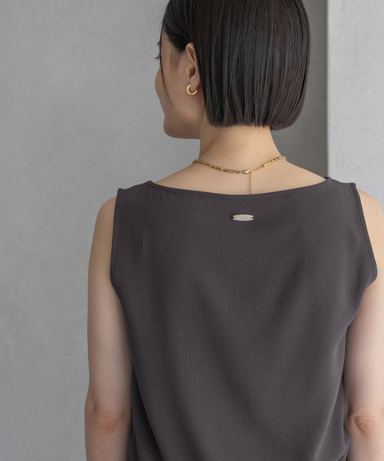 A part by 「ソフトジョーゼットノースリーブT」|Tシャツ・カットソー|