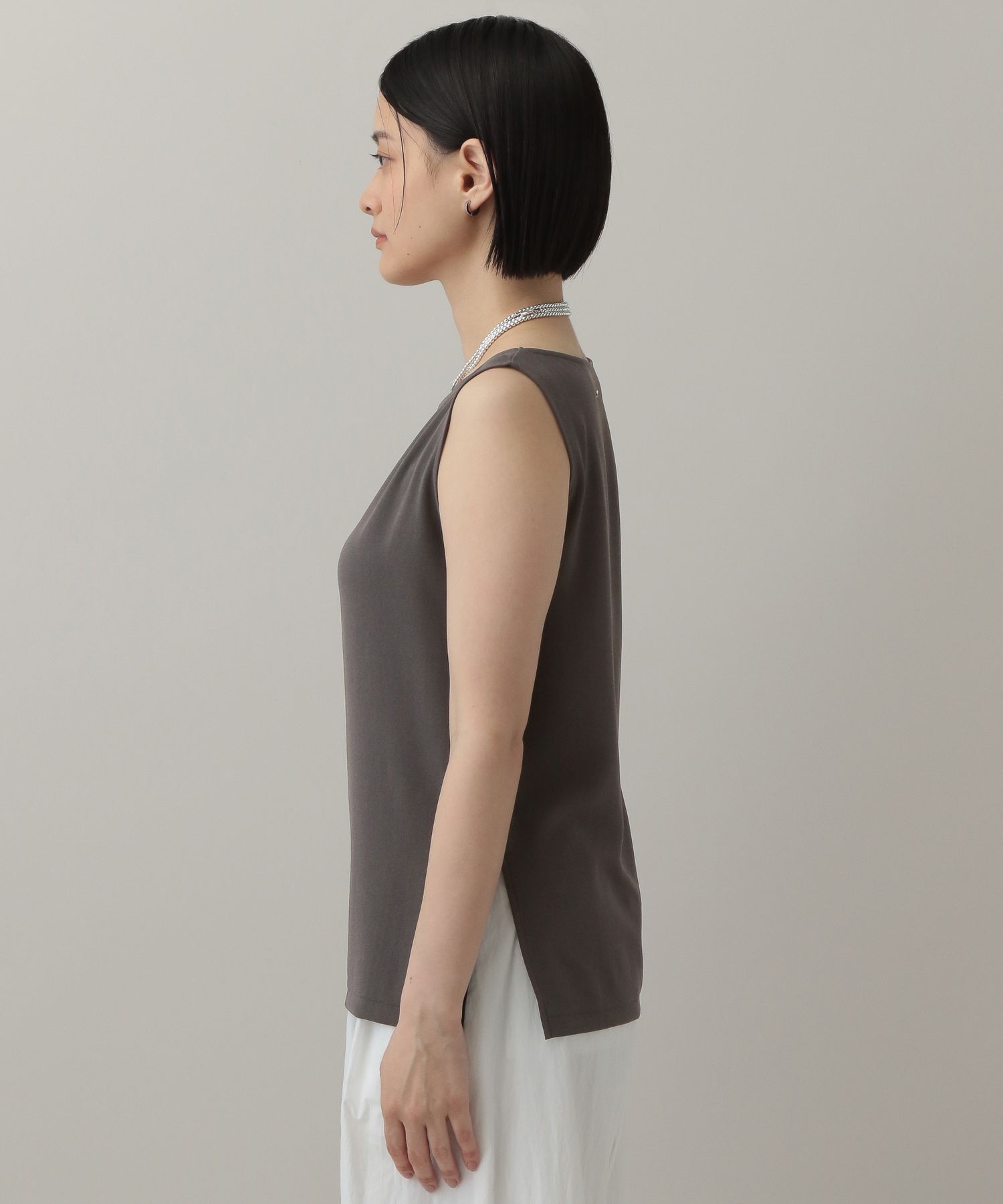 A part by 「ソフトジョーゼットノースリーブT」|Tシャツ・カットソー|