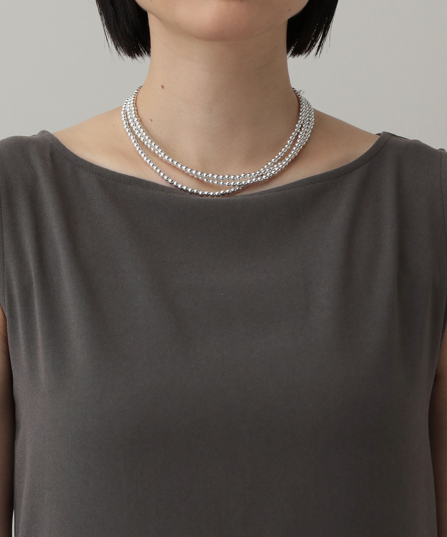 A part by 「ソフトジョーゼットノースリーブT」|Tシャツ・カットソー|