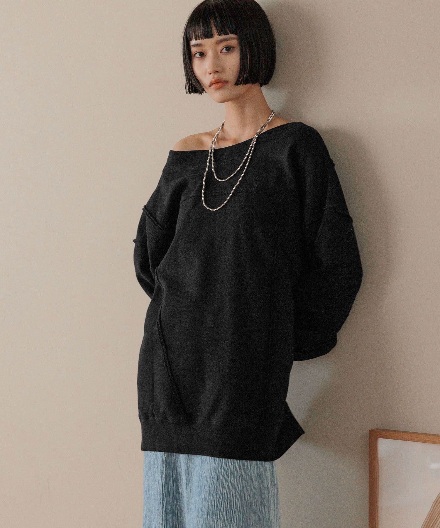 LOWRYS FARM「リメイクフウウラケＬＳ」|Tシャツ・カットソー|