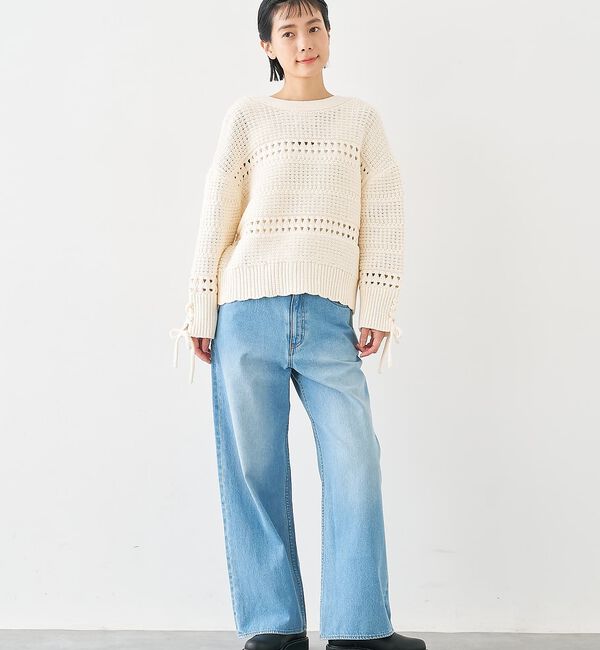 collex「袖口レースアップ2WAYカーディガン」|カーディガン|