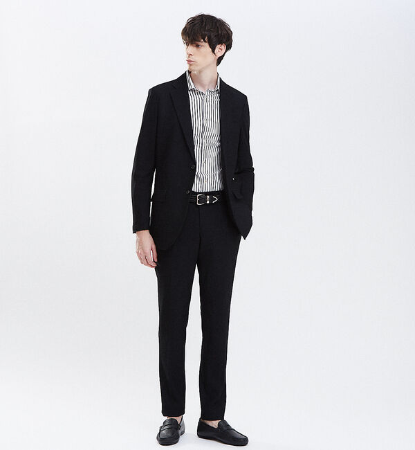 ABAHOUSE「【Recency of Mine】FLEX 3Dメッシュ ストレッチパンツ」|スラックス|