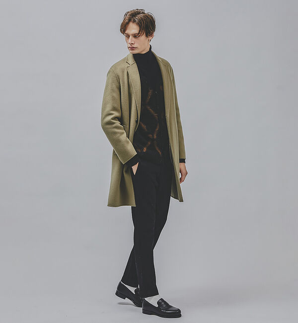 ABAHOUSE「【モヘアブレンド】アーガイル Vネック カーディガン」|カーディガン|