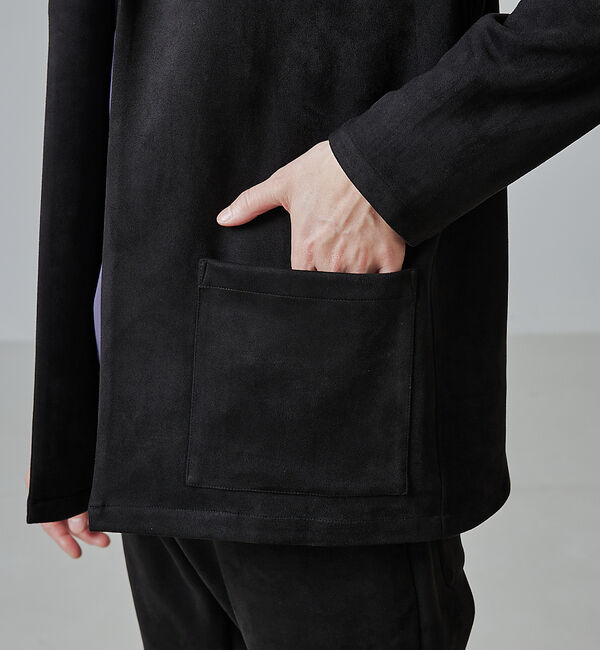 ABAHOUSE「【セットアップ対応】シルキー ネオスエード ジャケット/カーディガン」|カーディガン|