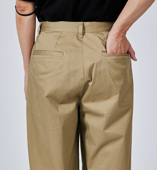 ABAHOUSE「ハイツイストコットン ワイドトラウザーズ」|その他|