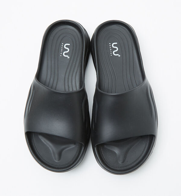 ABAHOUSE「【Doubleu /ダブリュー】ULTRA SPORTY SLIDE MBL E」|サンダル|