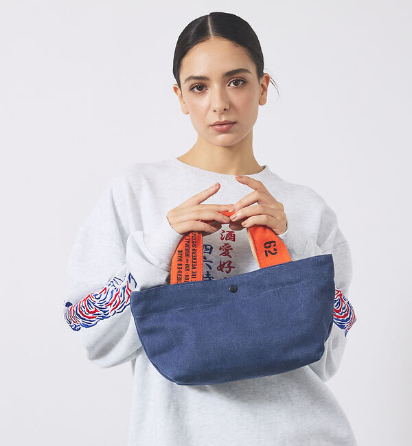 ABAHOUSE「【WEEKEND(ER)/ウィークエンダー】FADE CANVAS DRIVE」|ハンドバッグ|ネイビー