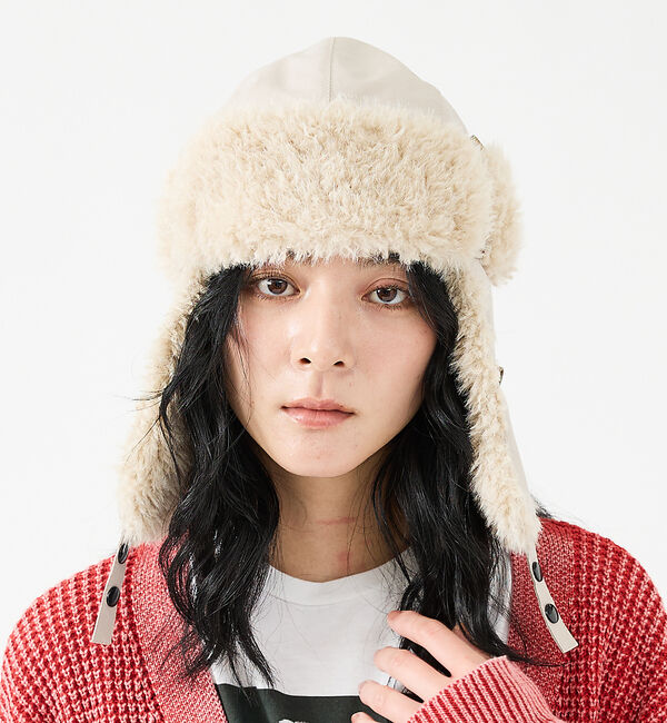 ABAHOUSE「【RUBEN/ルーベン】NYLON FLYGHT CAP/ナイロンフライトキャッ」|その他|ベージュ