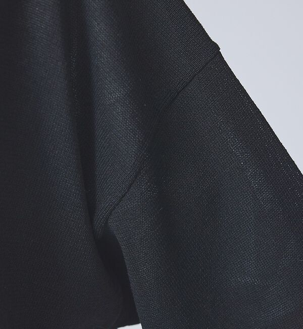 ABAHOUSE「【FORTUNA/フォルトゥナ】 DRYTECHカーディガン/ドライテックニット」|カーディガン|ブラック