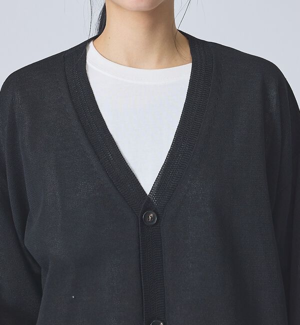 ABAHOUSE「【FORTUNA/フォルトゥナ】 DRYTECHカーディガン/ドライテックニット」|カーディガン|