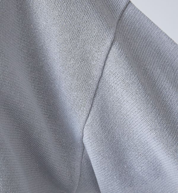 ABAHOUSE「【FORTUNA/フォルトゥナ】 DRYTECHカーディガン/ドライテックニット」|カーディガン|グレー