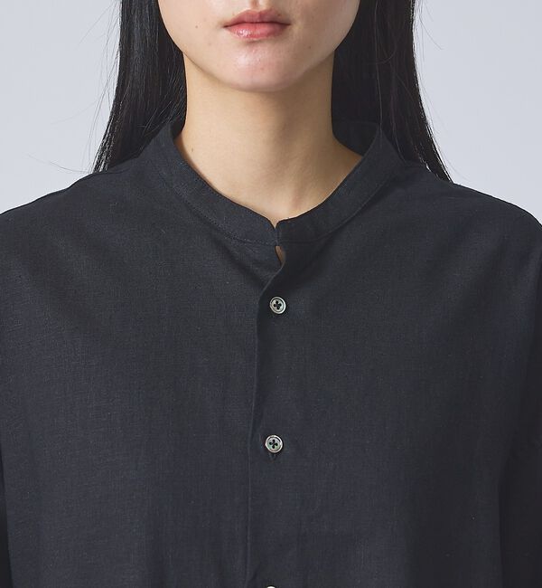 ABAHOUSE「【FORTUNA /フォルトゥナ】DoubleLinenShirt/ダブルリネン」|シャツ・ブラウス|
