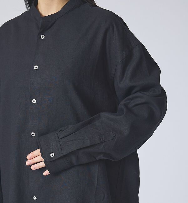 ABAHOUSE「【FORTUNA /フォルトゥナ】DoubleLinenShirt/ダブルリネン」|シャツ・ブラウス|