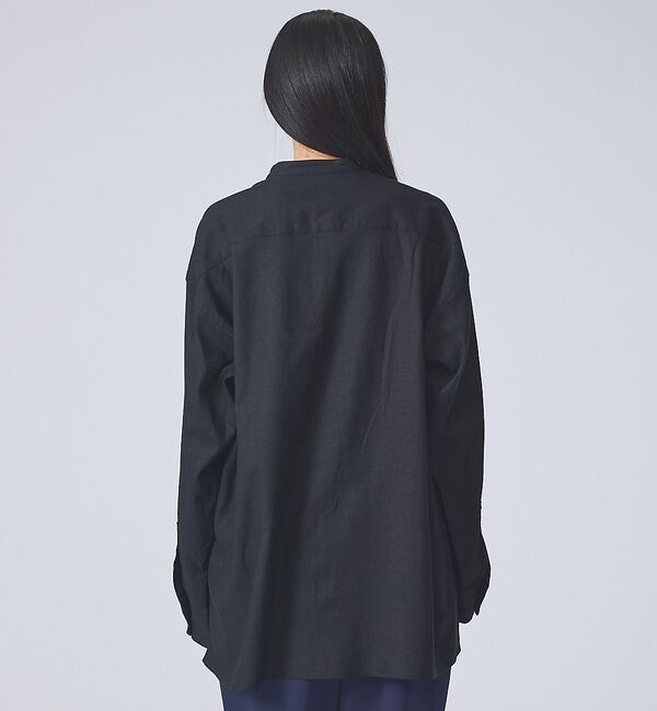 ABAHOUSE「【FORTUNA /フォルトゥナ】DoubleLinenShirt/ダブルリネン」|シャツ・ブラウス|