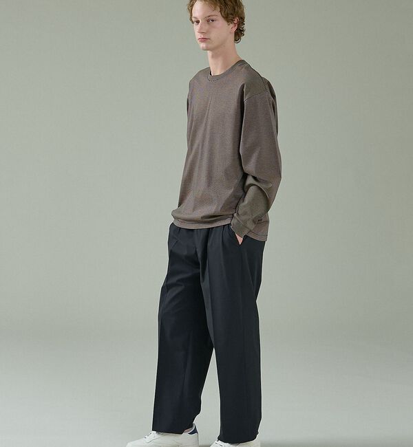 ABAHOUSE「トロストレッチ 2タック イージーワイドスラックス / ワイドパンツ」|その他|