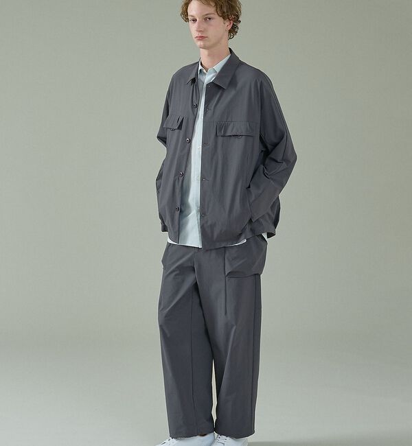 ABAHOUSE「【CORDURA】TUCK＆DARTS コーデュラナイロン シャツブルゾン /」|ブルゾン・スタジャン|