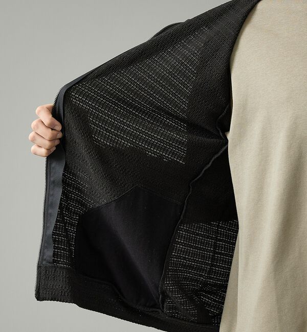 ABAHOUSE「シアーストレッチ ダブルジップ メッシュパーカー【予約】」|パーカー|