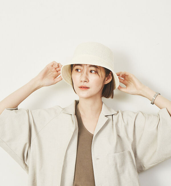 Rouge vif「【RUBEN】パイルサーモバケットハット」|その他|アイボリー