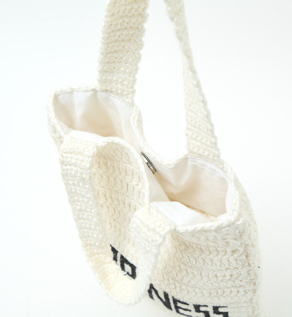 Rouge vif「【Swaraj/スワラージ】Hand Knit Letter バッグ」|トートバッグ|