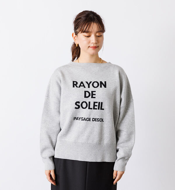 Rouge vif「【一部店舗限定】 ジャガードロゴニット」|ニット・セーター|