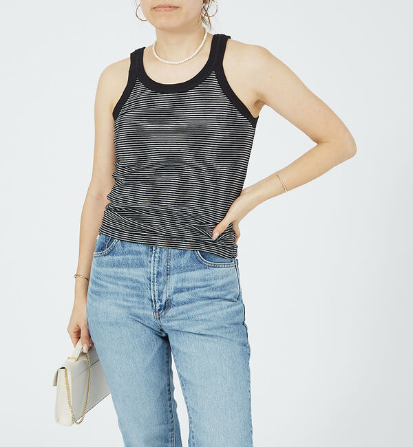 Rouge vif「【Robert P.Miller/ロバートピーミラー】アメスリタンクトップ」|キャミソール|