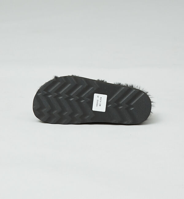 Rouge vif「【MOHI／モヒ】 ムートンベルトサンダル」|サンダル|