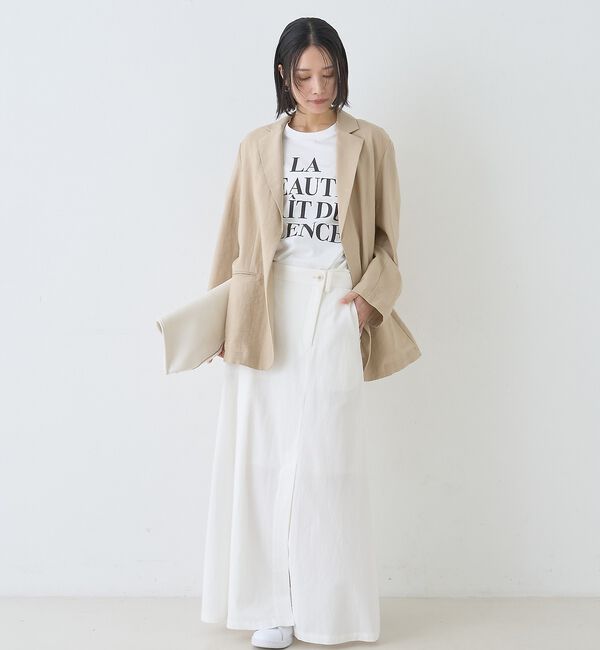 Rouge vif「サイドタックフレアロングスカート」|スカート|