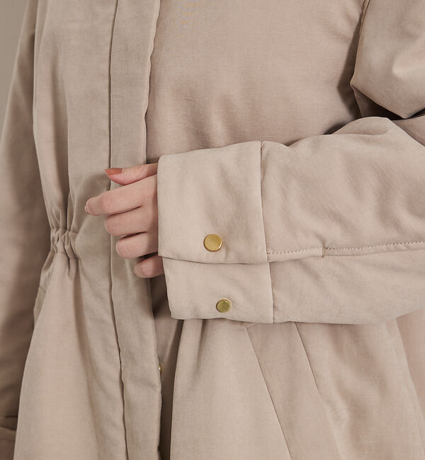 qualite「【軽やかでほどよい暖かさ】ピーチパデッドブルゾン」|ブルゾン・スタジャン|