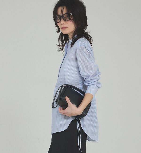 qualite「ウエストドロストシャツ」|シャツ・ブラウス|