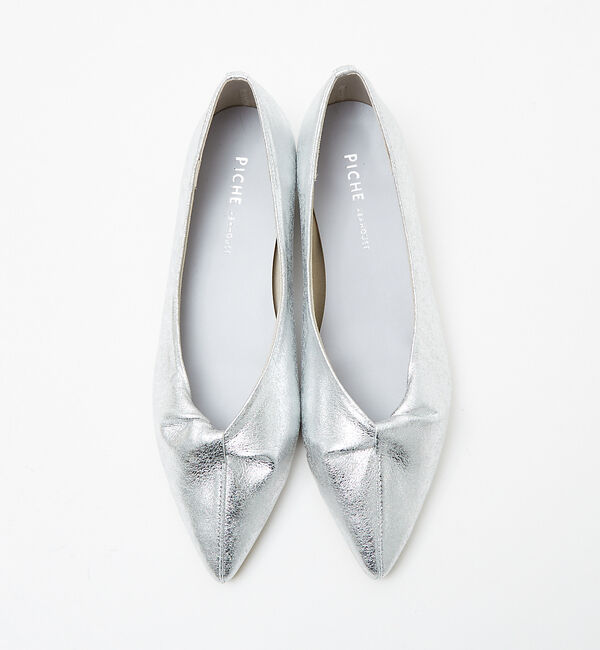 AU BANNISTER「【晴雨兼用】ツイストフラットパンプス」|レインシューズ|