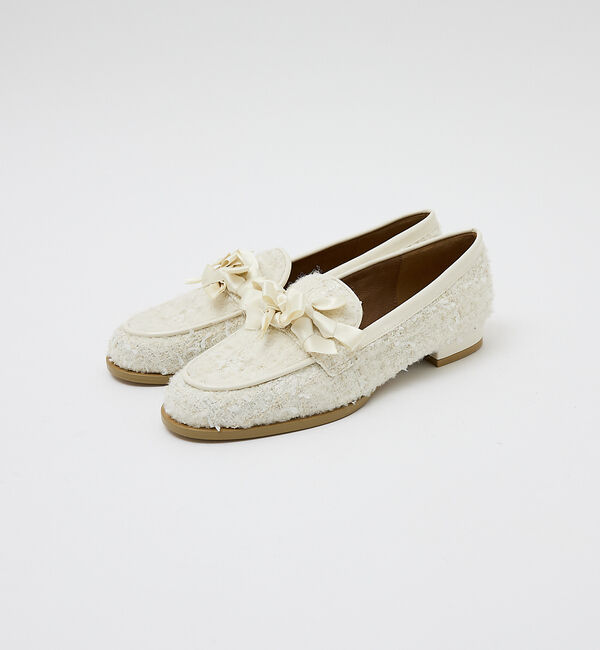 AU BANNISTER「ラグジュアリーツィードローファー」|ローファー|