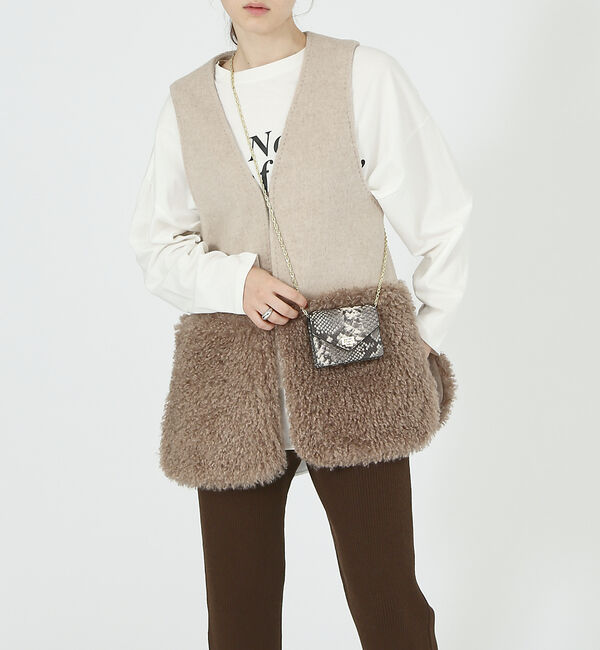 LOWELL things「【Gina 23'Spring P9掲載】Envelope/マイクロミニショルダ」|ショルダー・メッセンジャー|