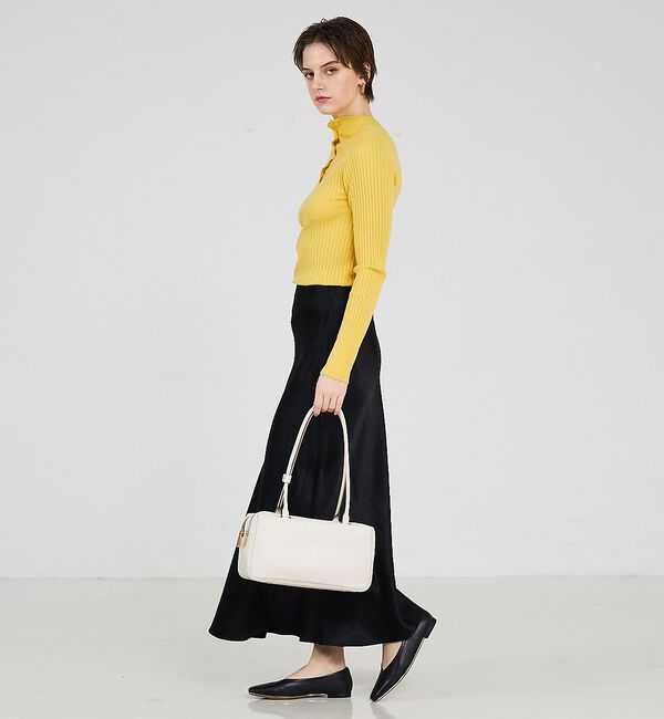 LOWELL things「Raffy/レザースクエアボストン」|ボストンバッグ|