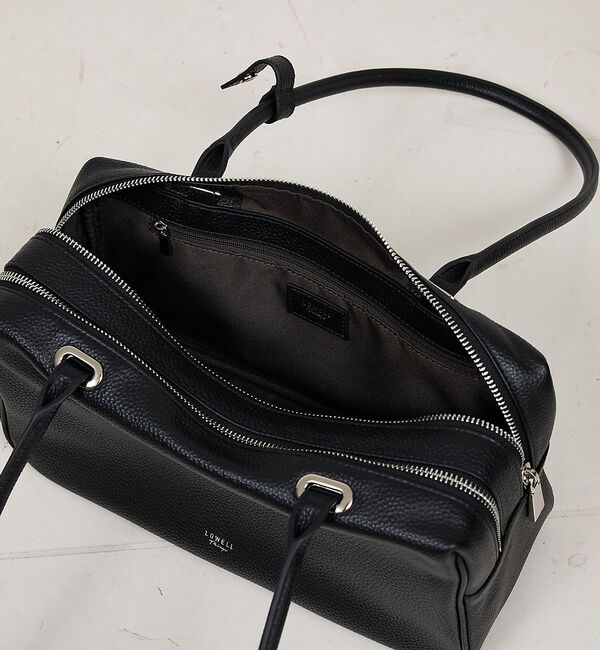 LOWELL things「Raffy/レザースクエアボストン」|ボストンバッグ|