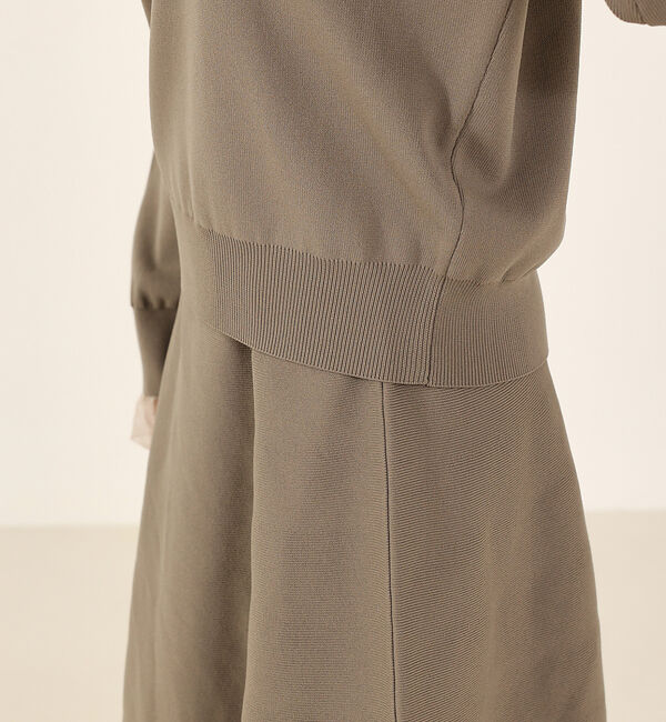 abahouse mavie「シアーフリルコンビニット」|ニット・セーター|