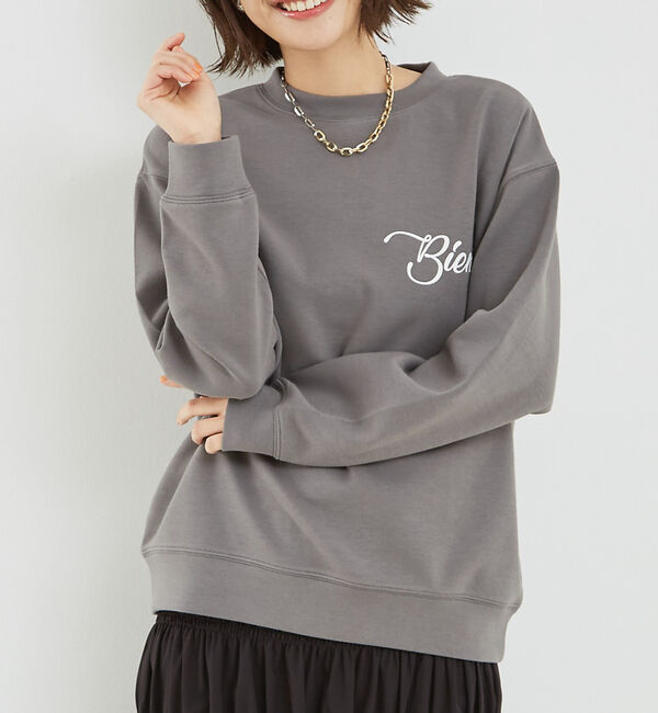 abahouse mavie「シルキーダンボールロゴプルオーバー」|スウェット・ジャージ|