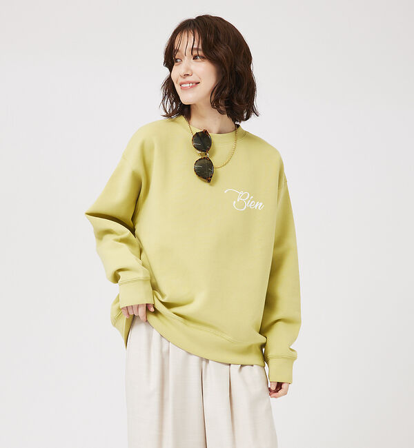 abahouse mavie「シルキーダンボールロゴプルオーバー」|スウェット・ジャージ|