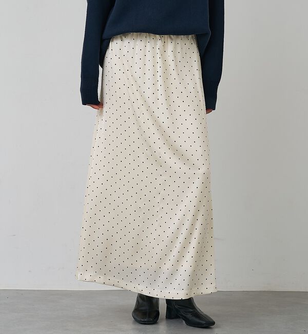 abahouse mavie「ドットマーメイドスカート」|スカート|