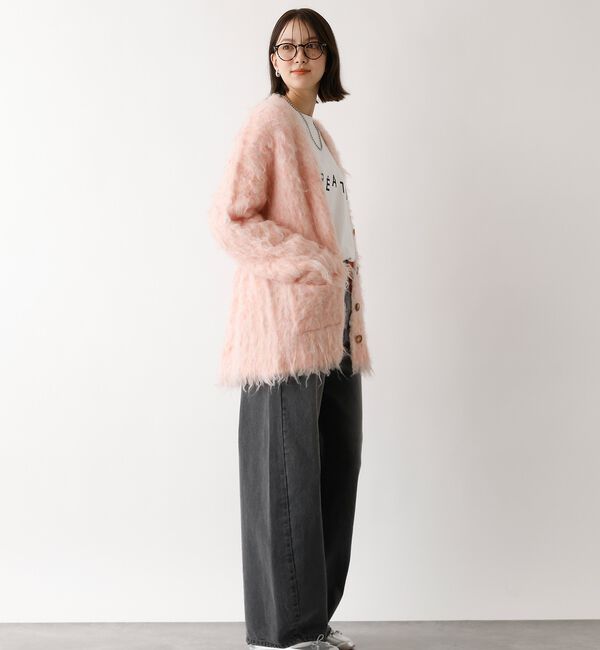 abahouse mavie「【GISELe 4月号掲載】ウォッシュドバレルジーンズ/大人カジュアル/カーブパ」|デニム|