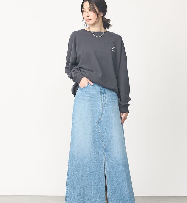 abahouse mavie「【軽やか素材】ロゴスウェット/長袖/トレーナー/春カラー」|スウェット・ジャージ|