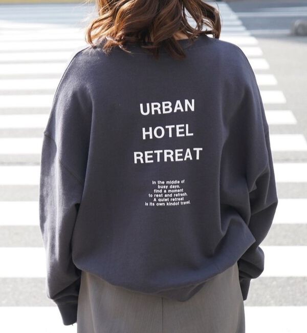 abahouse mavie「【軽やか素材】ロゴスウェット/長袖/トレーナー/春カラー」|スウェット・ジャージ|