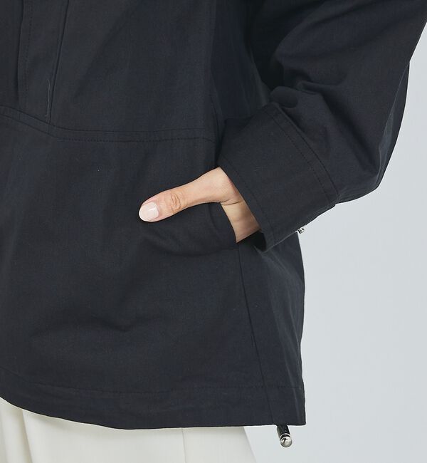 abahouse mavie「【ミドル丈】フーデッドブルゾン/春服/マウンテンパーカー/通勤/羽織り」|ブルゾン・スタジャン|