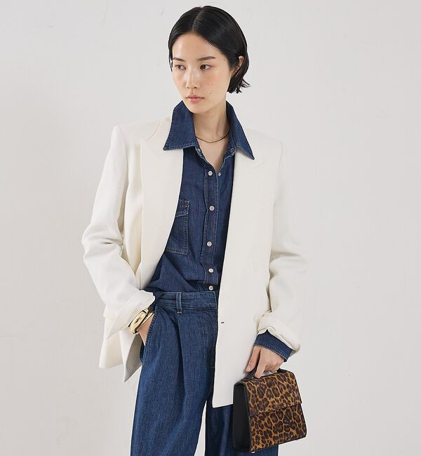 The Store by C' 「【TWP】Harper／ダブルジャケット」|その他|ホワイト